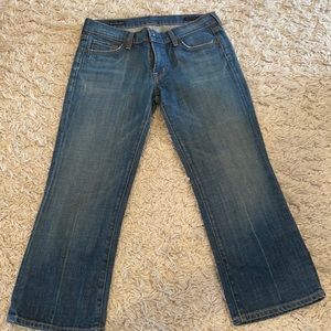 Citizens of humanity low waist cropped jean